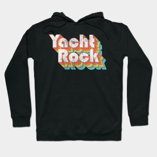 Vintage Fade Yacht Rock Party Boat Drinking Gift Hoodie